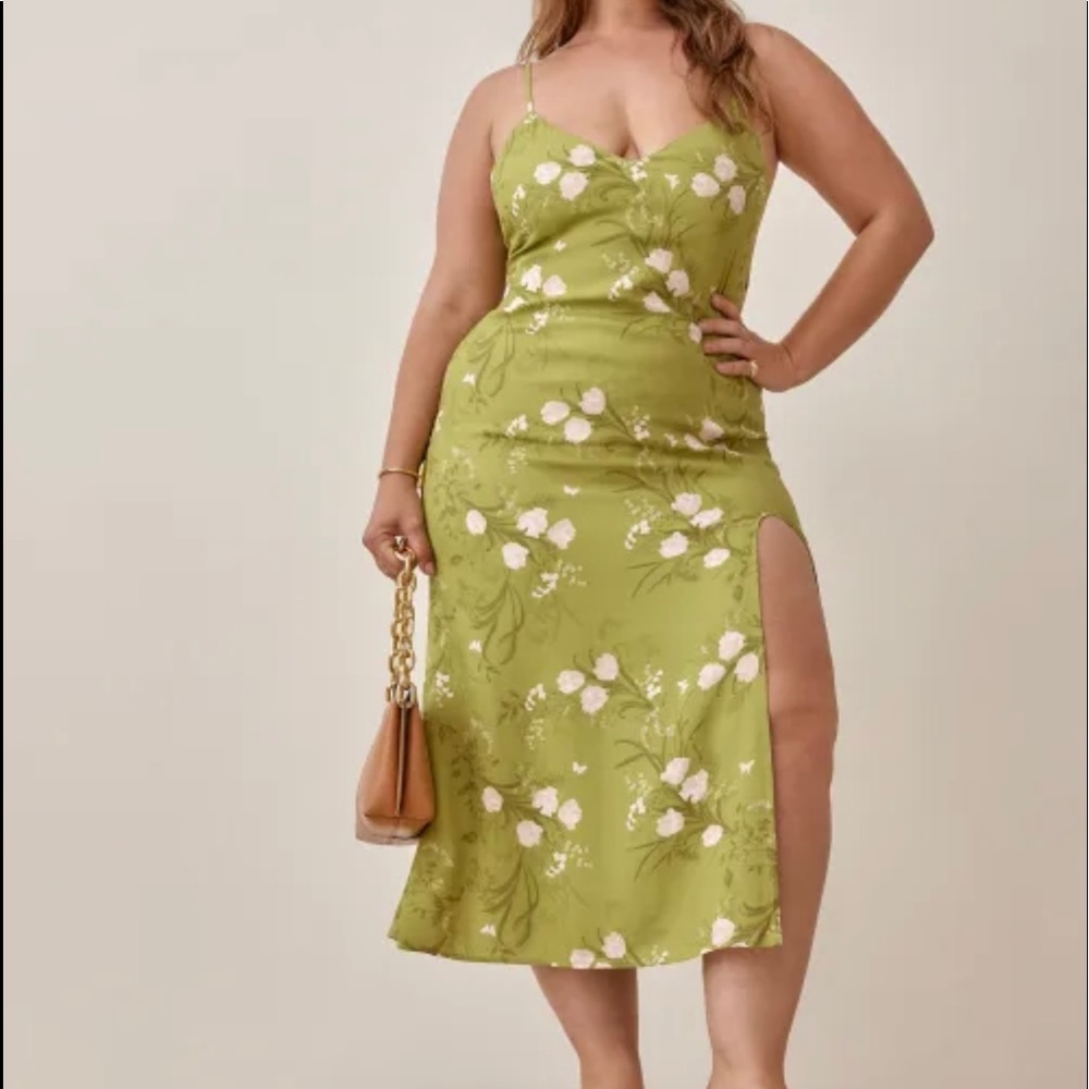 Reformation Crimini Desiree Midi Dress Size 0